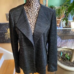 Nine West Black and Silver Women's Blazer
